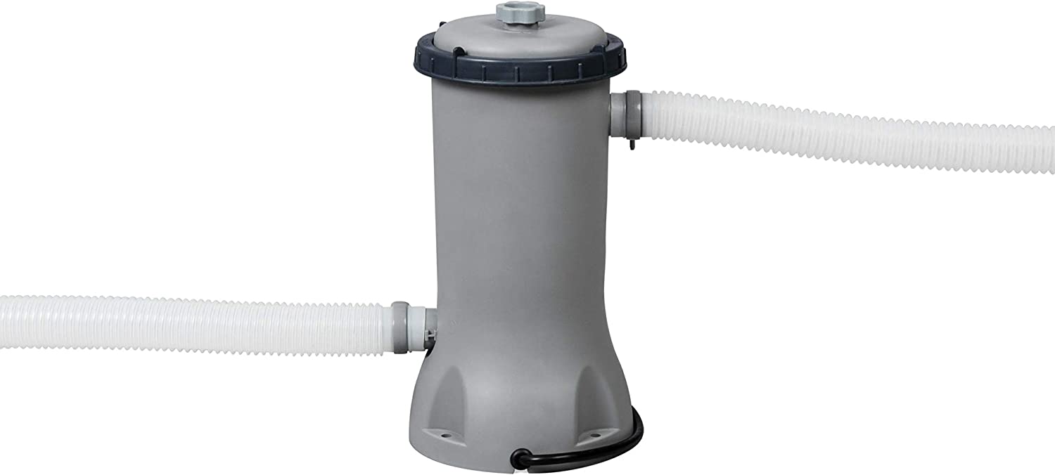 Bestway Power Steel 14' x 8'2" x 39.5" Oval Above Ground Pool Set | Includes 530gal Filter Pump, Ladder, ChemConnect Dispener